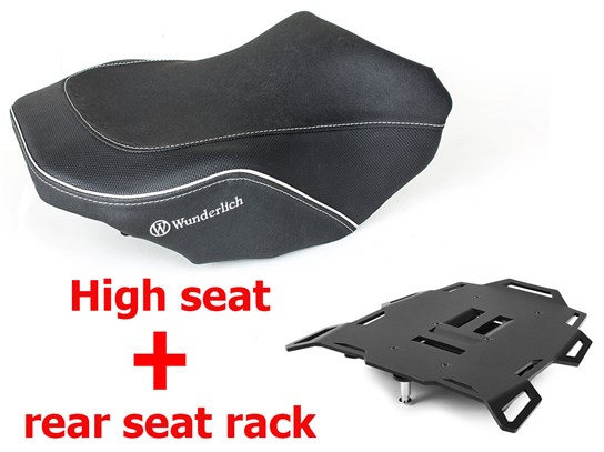 Wunderlich seat and rack Combo R1200GS LC/Adv LC/1250GS/Adventure HIGH SEAT