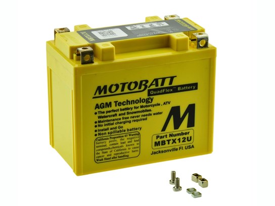 Motobatt 20% MORE CRANKING POWER battery for S1000XR to 2019, F750GS/850GS/Adventure, F900R/XR