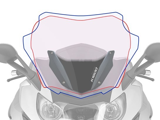 Wunderlich Marathon screen K1600GT/GTL/Sport/Bagger (clear)